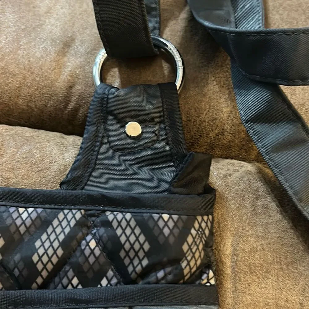 cinda b. Quilted Hipster Adjustable‎ Crossbody Bag. Python.